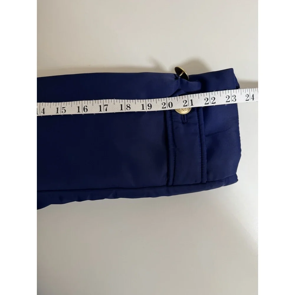 J.Crew Double Breasted Peacoat S Primaloft Puffer Blue Gold Buttons Pockets‎ - Picture 11 of 16